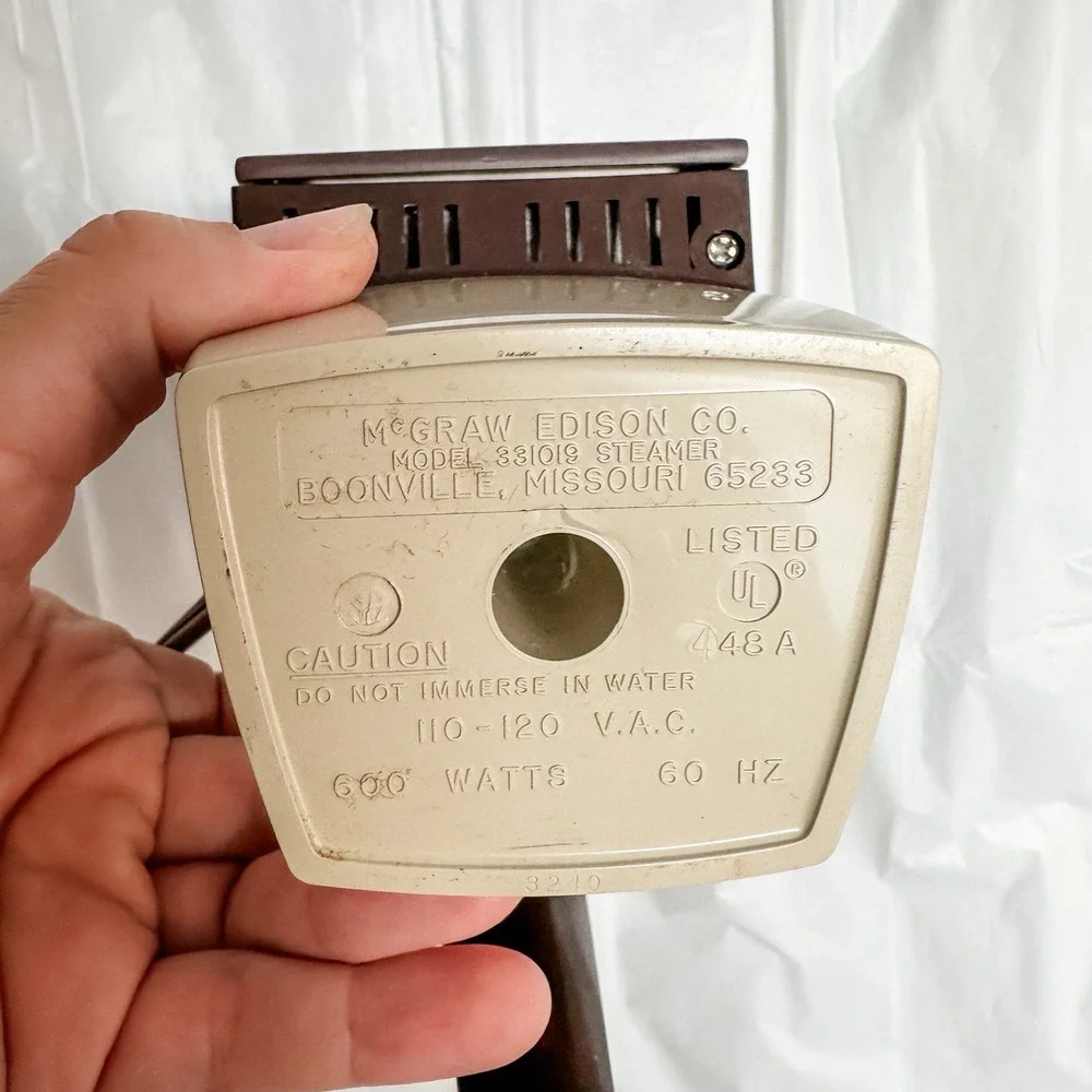 Vtg The Groomer Steamer Rare‎ 70's Electric Portable [Y33]